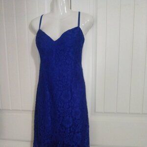 Blue lace dress by GUESS